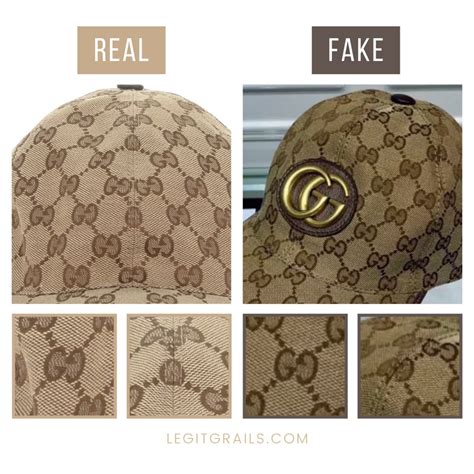 gucci caps fake|Gucci caps real vs fake.